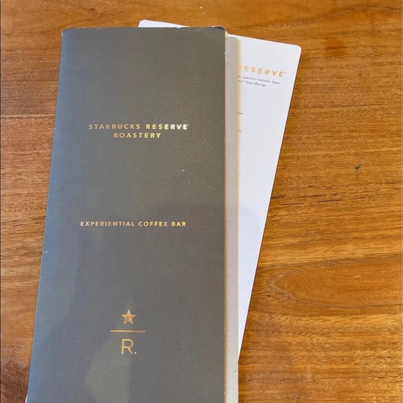 Starbucks Reserve Roastery Menu